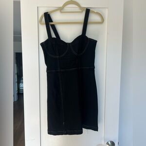 Reformation Black Mini Dress